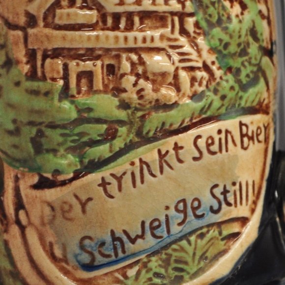 16 oz vintage C-4343 mug stein tankard German beer (177w) - Picture 4 of 11